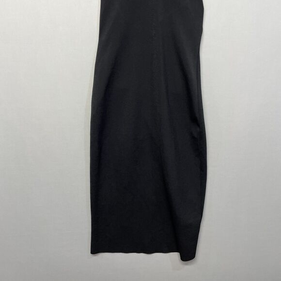 NWT Zara Women Sleeveless Midi Dress Size Small Black B372 -22 - Picture 13 of 16